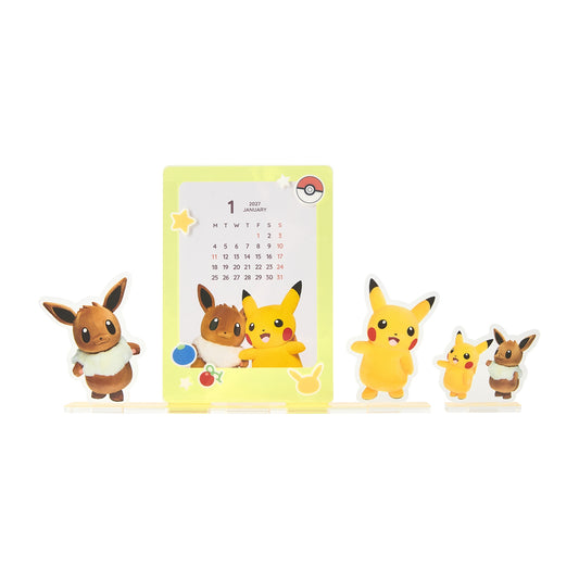 Pokemon Center Acrylic Frame Calendar 2027