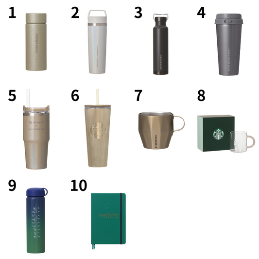 Starbucks Japan 2025 Christmas SIMPLY ELEGANT Tumbler Mug Cup Bottle