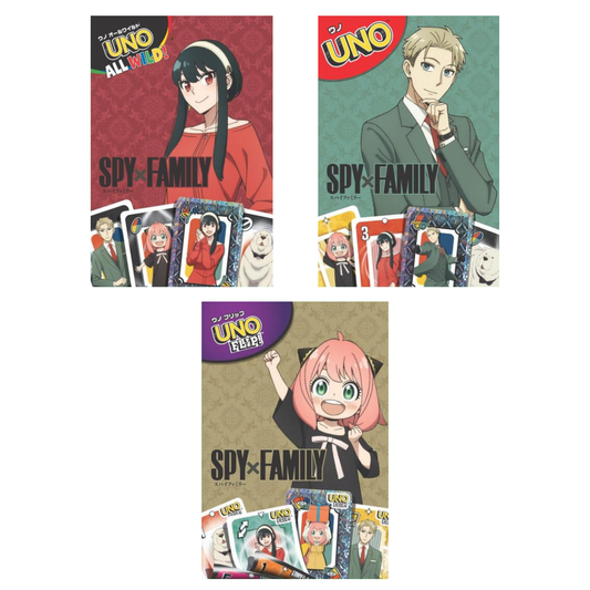 PSL 2026 Mattel Mcdonald's Spy X Family Uno Cards Happy Meal Set of 3
