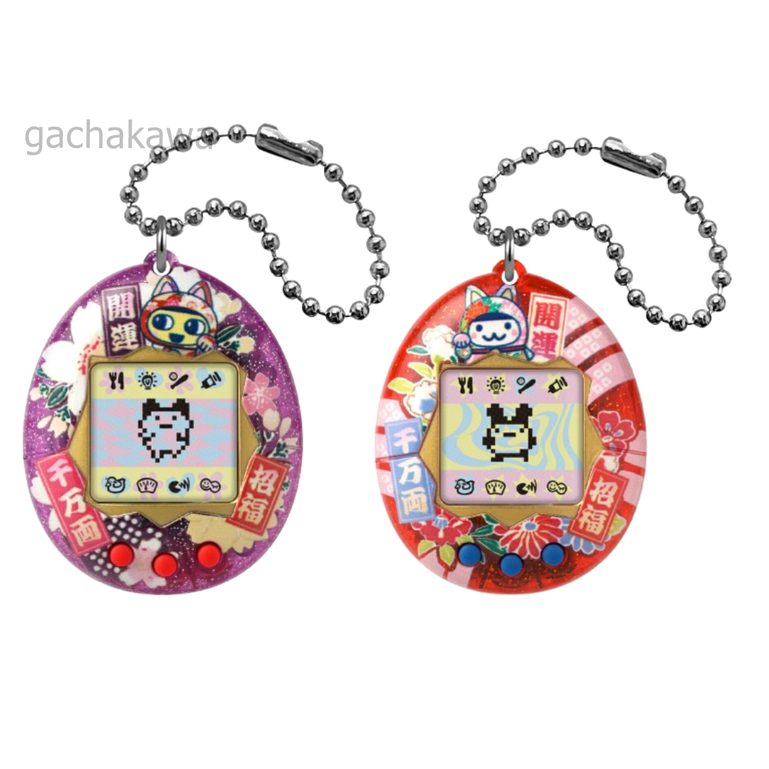 PSL Original Tamagotchi JAPAN Edition 2025 Lucky Cat inspired by Edo Kimekomi Doll Set of 2 types