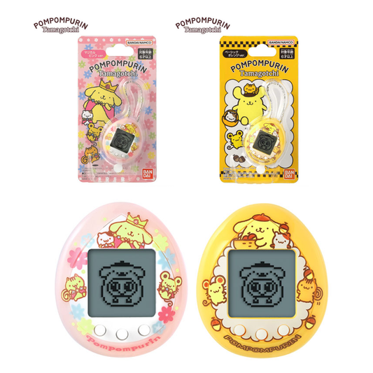 PSL POMPOMPURIN Tamagotchi Basic Orange ver. and Magical Pink ver. Set of 2