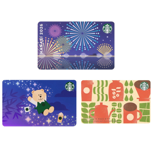 Starbucks Japan Summer 2026 Card Firework TANABATA Coffee Bag Set (PIN INTACT)