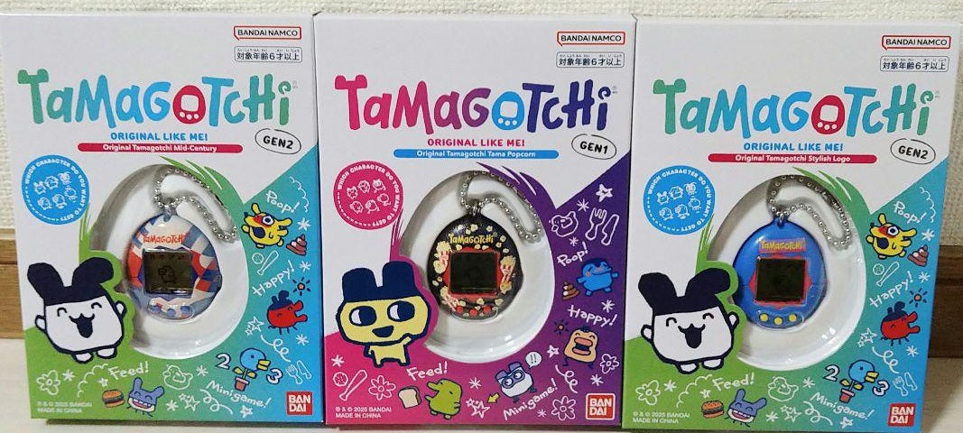 ローソン限定　Original Tamagotchi Stylish Logo Original Tamagotchi Lawson Exclusive 2025 Stylish Logo GEN2