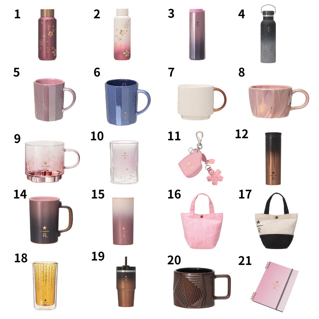 Starbucks Roastery Reserve Tokyo Sakura 2026 Japan New Tumbler Bottle Mug Goods
