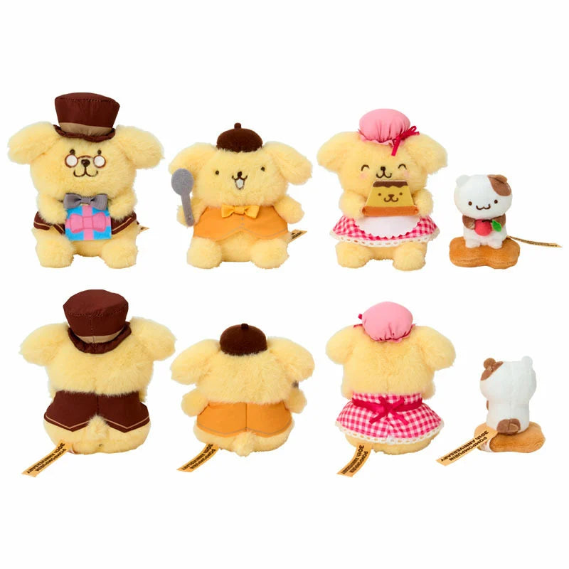 PSL Sanrio 30th Anniversary Pom Pom Purin Mini Plush Doll Full Happy Family Muffin